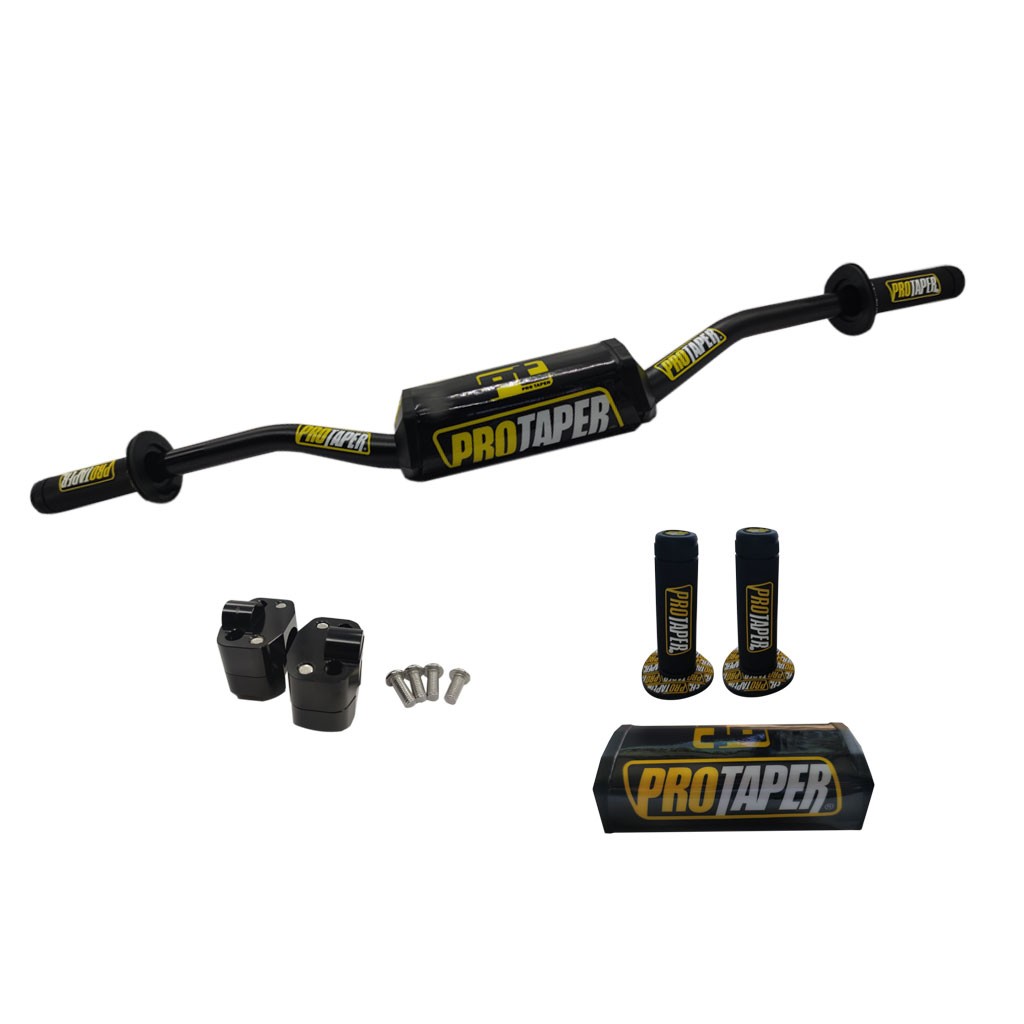 TIMON P/MOTO NEGRO PROTAPER C/MANUBRIOS Y ESPONJA