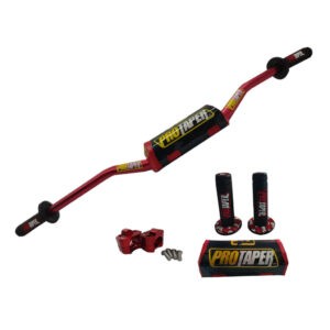 TIMON P/MOTO ROJO PROTAPER C/MANUBRIOS Y ESPONJA