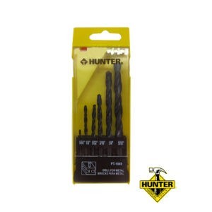 BROCAS P/METAL 6 PSC 5/64 1/8 5/32 3/16 1/4 5/16  PT-1049 HUNTER
