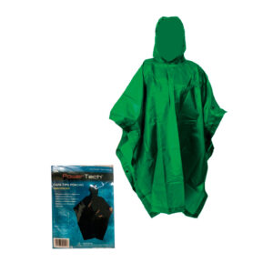 CAPA TIPO PONCHO VERDE BOTONES LATERALES