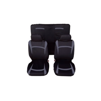 FUNDAS P/ASIENTO 6 PCS GRIS R01232G