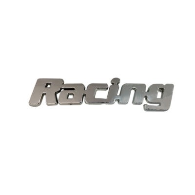 EMBLEMA CROMADO RACING R02608 12X2CM