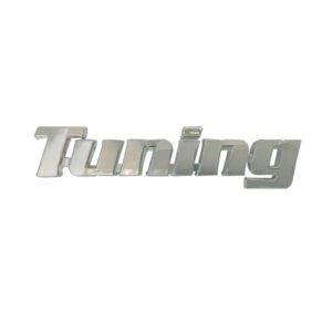 EMBLEMA CROMADO TUNING R02615 10X2.5CM