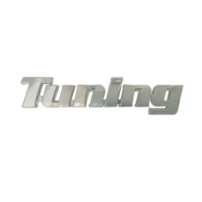 EMBLEMA CROMADO TUNING R02615 10X2.5CM