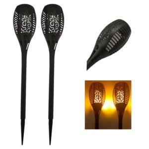 LAMPARA SOLAR P/JARDIN LED 2 PCS