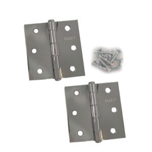 BISAGRA 3X3 1.5MM  ACERO CROMADO INCLUYE TORNILLOS 2 PC