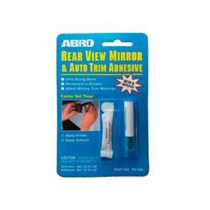 PEGAMENTO P/ESPEJO RETROVISOR ABRO 0.02 OZ X 2