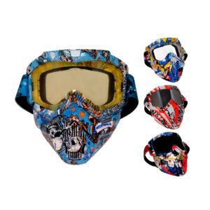 CARETA PROTECTORA P/MOTORISTA SKULL ESTAMP