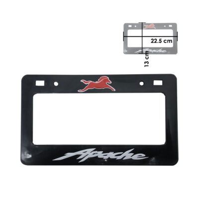 Porta placas plastico para moto Apache