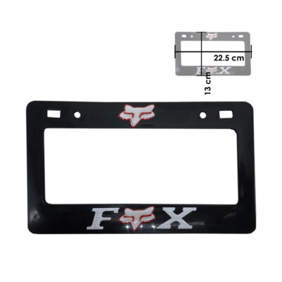 Porta placas plastico para moto fox