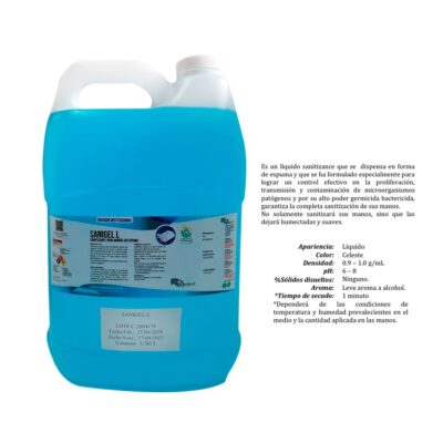 SANITIZANTE EN ESPUMA INSTITUCIONAL
