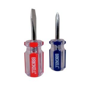 DESARMADORES STUBBY CRUZ Y PLANO 1/4 2MM