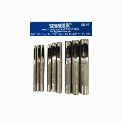 PERFORADORES 9 PCS 1/8 PULGADAS
