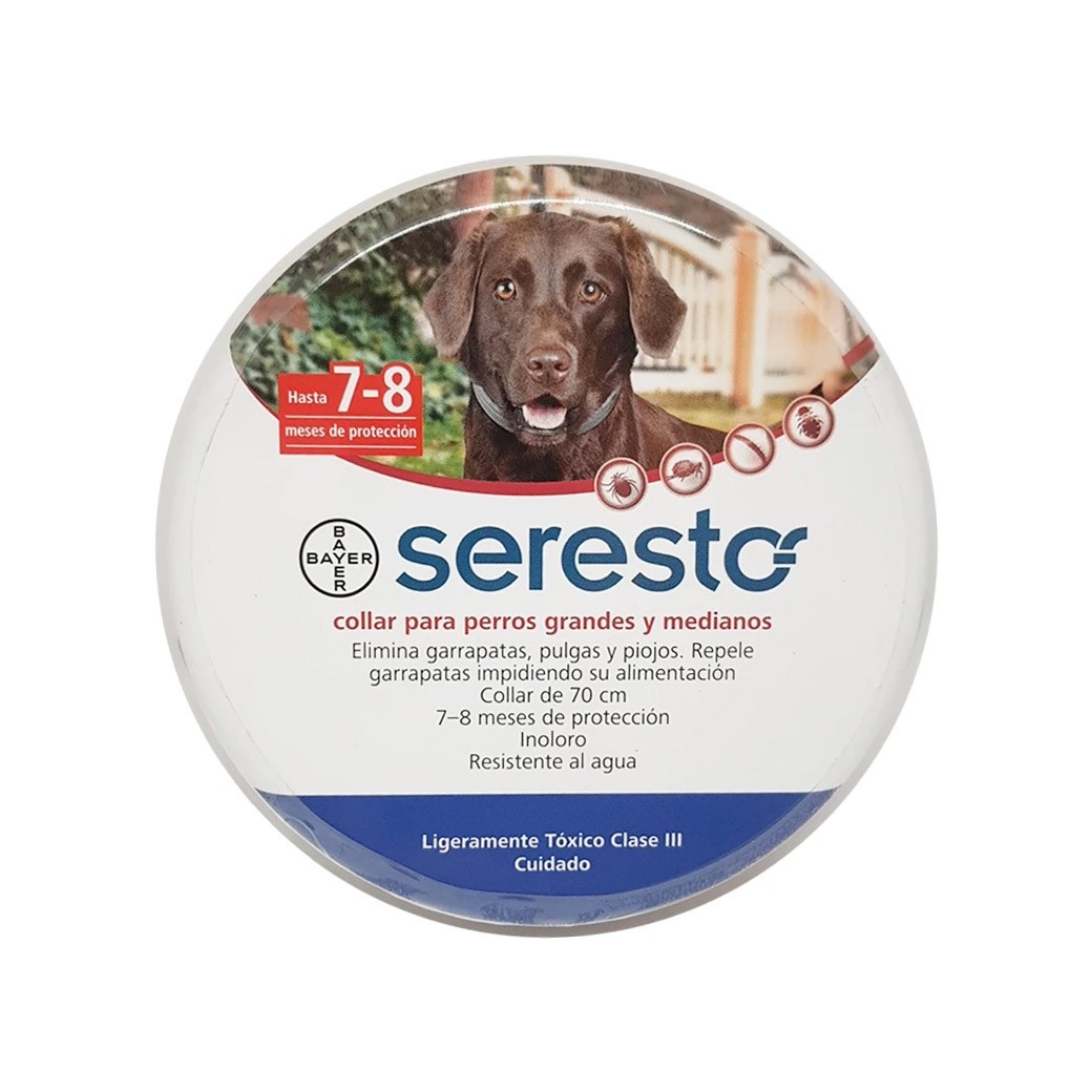 collar para perros grandes y medianos seresto guatemala