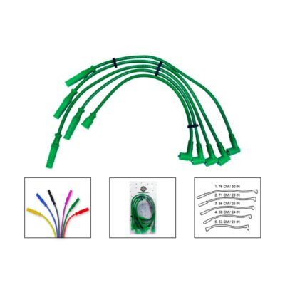 CABLE 9.8MM P/CANDELAS UNIVERSAL VERDE