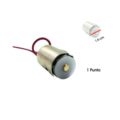 SOCKET DE METAL BOMBILLO 1 PUNTO SQ-177