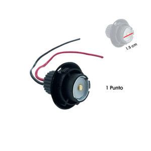 SOCKET DE PLASTICO BOMBILLO 1 PUNTO NEGRO SQ-217