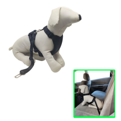 CINTURON DE SEGURIDAD M 5-15 KG C/ARNES P/MASCOTA