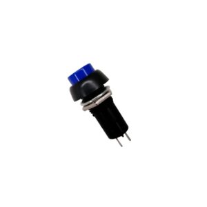 SWITCH MOMENTANEO 6 A 125 V REDONDO AZUL