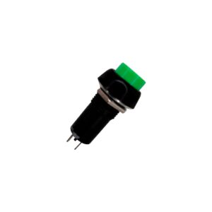 SWITCH MOMENTANEO 6 A 125 V REDONDO VERDE
