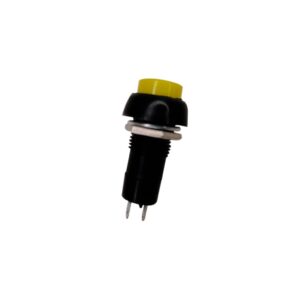 SWITCH MOMENTANEO 6 A 125 V REDONDO AMARILLO