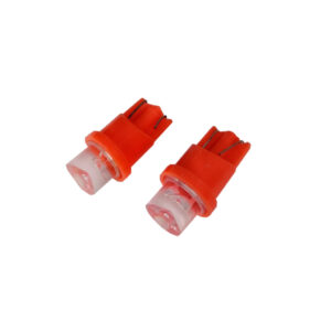 BOMBILLO T10-CONCAVE-AM LUZ AMBAR 2 PCS