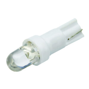 BOMBILLO T5 DOS PCS BLANCO 1 LED REDONDO