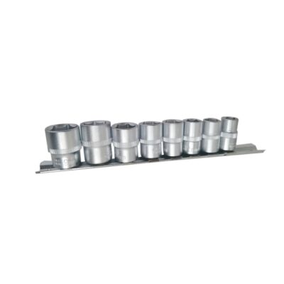 SOCKETS JUEGO 8 PCS MM RAIZ 3/8