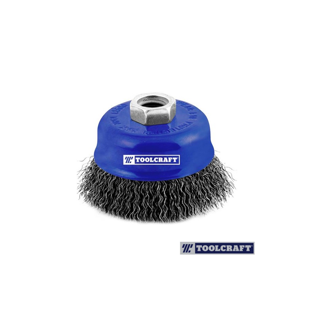 CEPILLO COPA ONDULADA 3PLG 0.30MM TUERCA 5/8