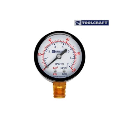 MANOMETRO 0-100 PSI TOOLCRAFT TC2030