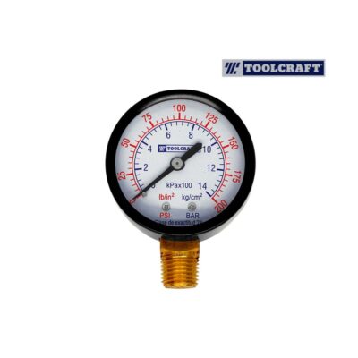 MANOMETRO 0-200 PSI TOOLCRAFT TC2031