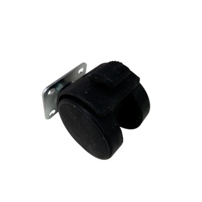 RODO DE NYLON CON PLACA Y FRENO 40 MM (1 1/2")