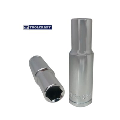 SOCKET 12MM RAIZ 1/2 6 PTS PROFUNDO TOOLCRAFT