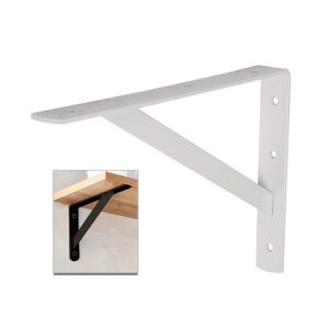 MENSULA REFORZADA BLANCA 10X16PLG