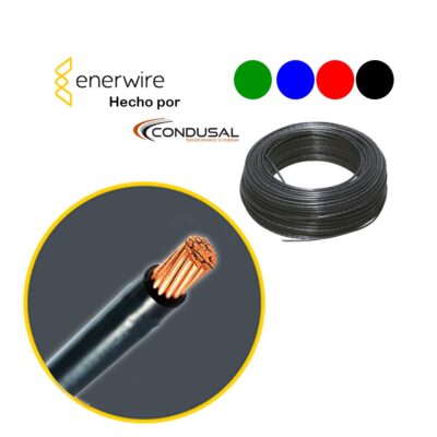 CABLE THHNSC12N  MEXICO NEGRO 100 METROS