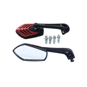 RETROVISOR P/MOTO ROSCA 8-10MM ROJO