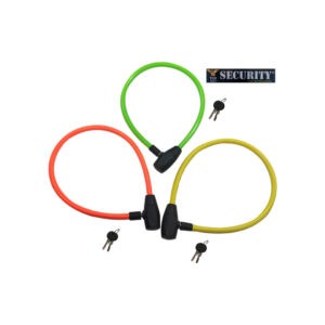 candado para moto cable neon