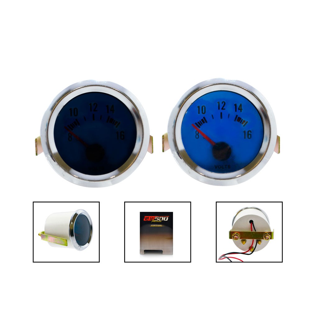 MEDIDOR DE VOLTAJE GTR500 ESTILO ESPEJO 5.5CM