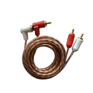 CABLE DE AUDIO VOIZ 6 PIES COBRE 2 RCA PLUG