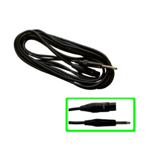 CABLE P/MICROFONO CABLE 1/4 MONO TO XLR FEM 3MTS