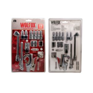ACOPLES Y CALIBRADOR DE AIRE 17PCS