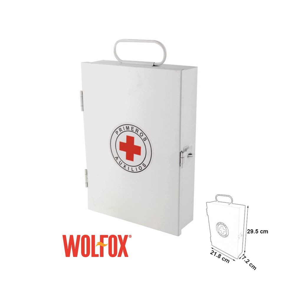 BOTIQUIN METALICO 21.8X7.2X29.5CM WOLFOX