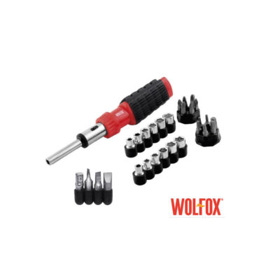 desarmador con puntas 34 pcs wolfox guatemala