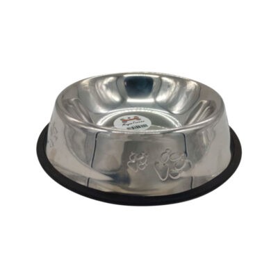 PLATO P/ MASCOTA  ACERO INOX 25.5X5.4CM