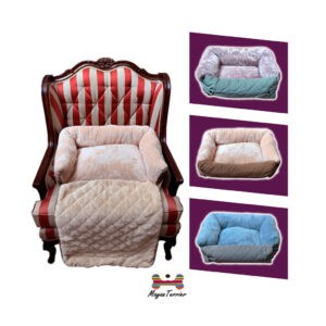 CAMA P/MASCOTA 2 USOS GY/GR/BR 65X42CM YF95120-M