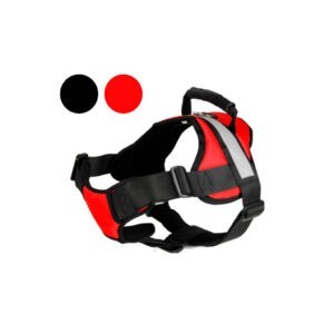 ARNES P/PERRO C/REF 55-60CM LARGE 2 ROJO/NEGRO