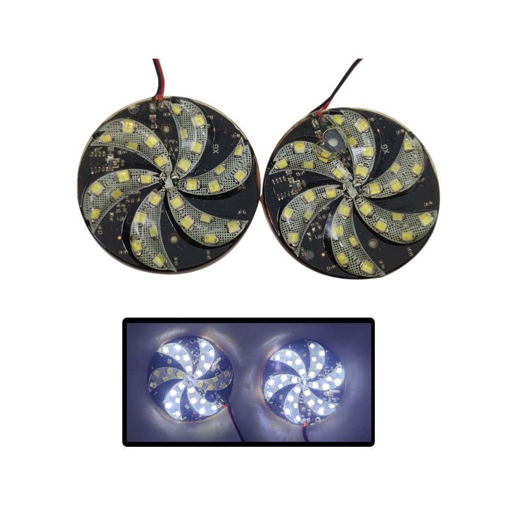 LAMPARA LED DECORATIVA REDONDA 6CM BLANCO FUNCIONES